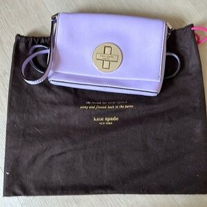 Kate Spade leather Lavender crossbody